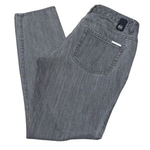 Michael Kors Gray Denim Skinny Jeans Comfort Stretch Size 4